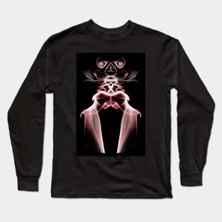 Unique and organic Smoke Art Abstract design ET needs a butler vest too! Long Sleeve T-Shirt